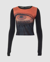 Allsehendes Auge Mesh-Top